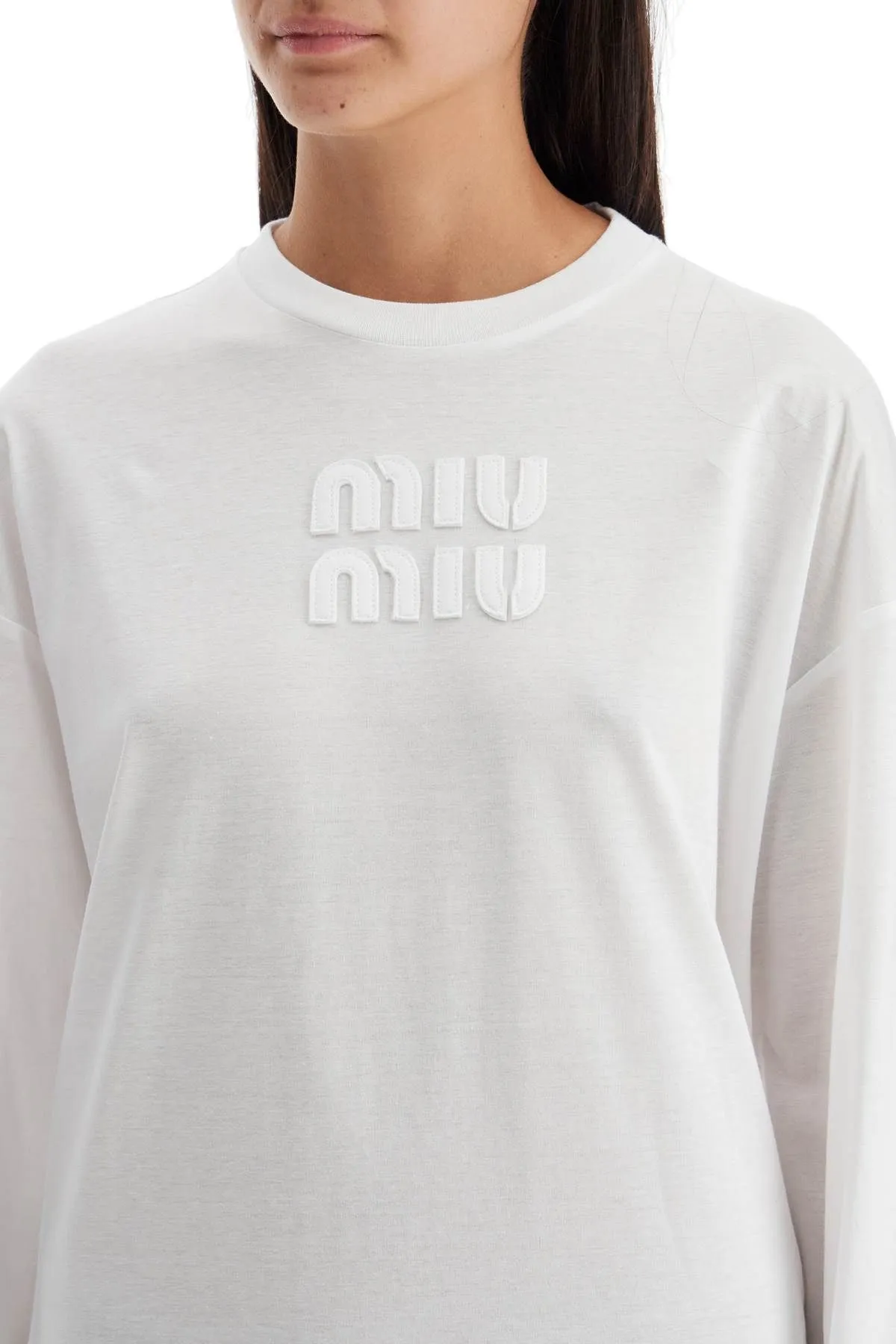 T-shirt oversize a manica lunga