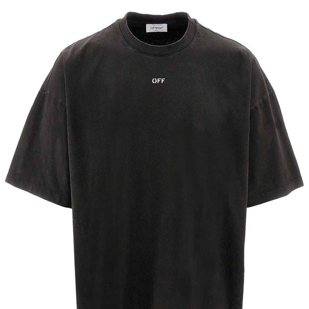 T-shirt oversize con stampa Caravaggio