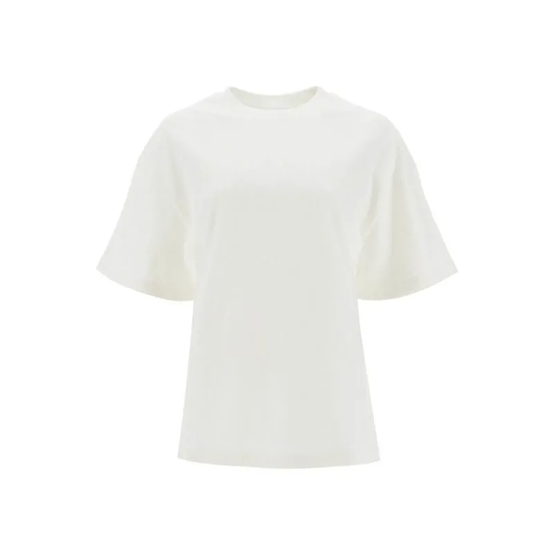 T-shirt oversize con stampa logo