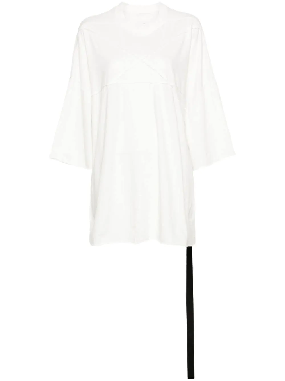 T-shirt oversize in bianco - donna