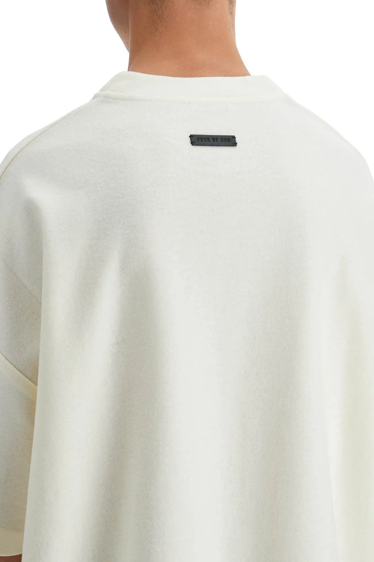 T-shirt oversize in lana Merino