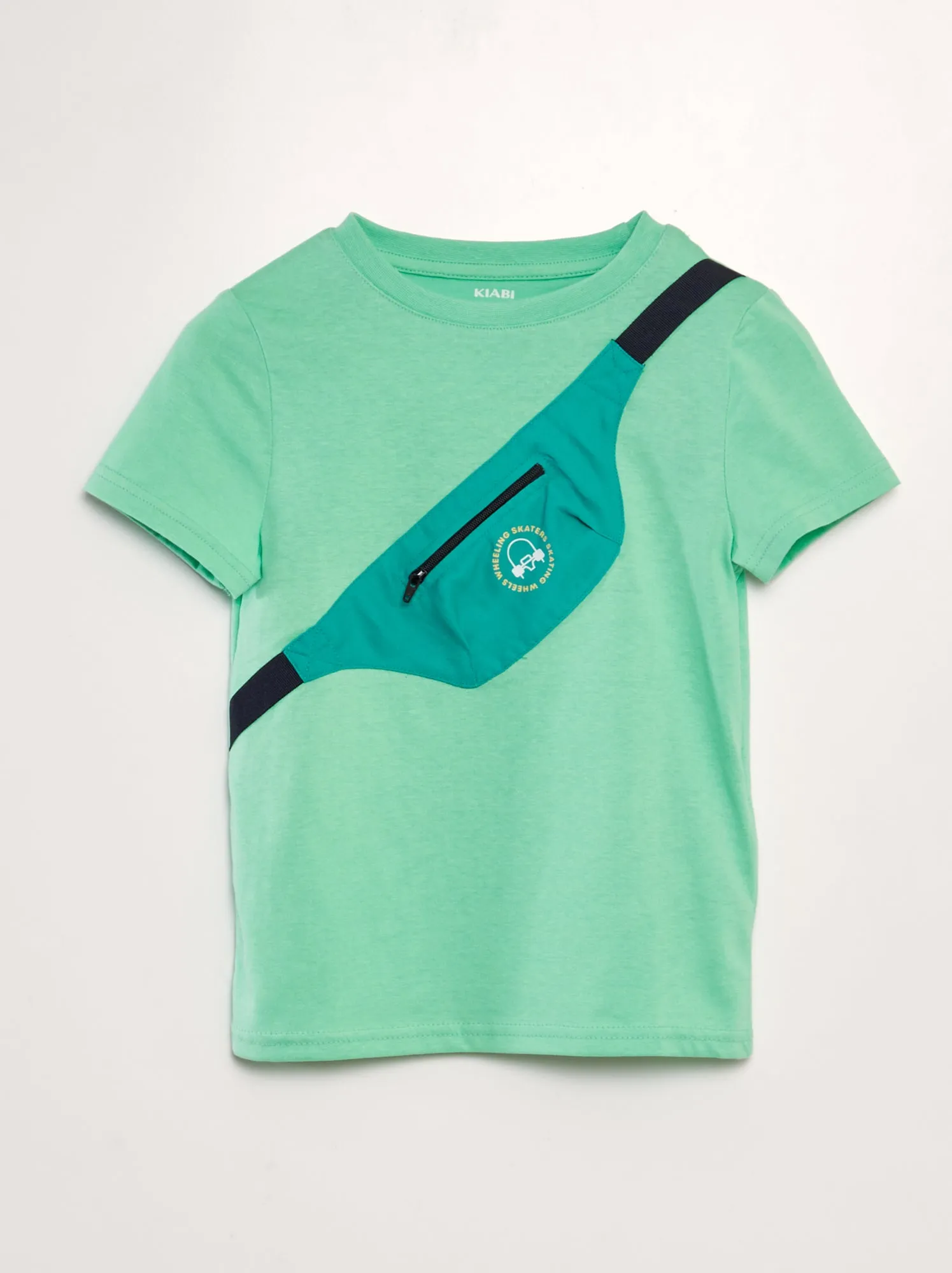 T-shirt stampata decorata - VERDE