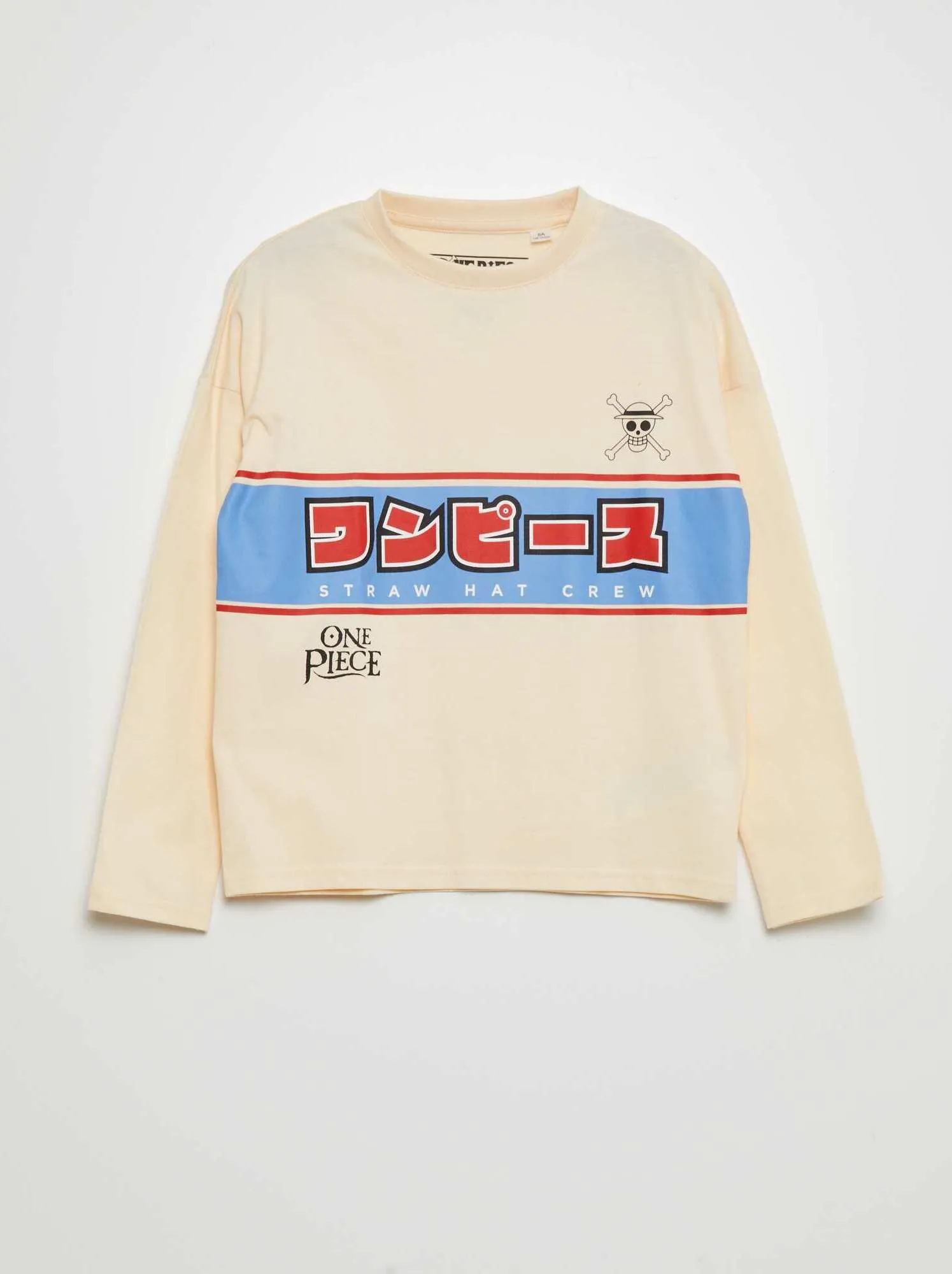 T-shirt 'One Piece' - BIANCO