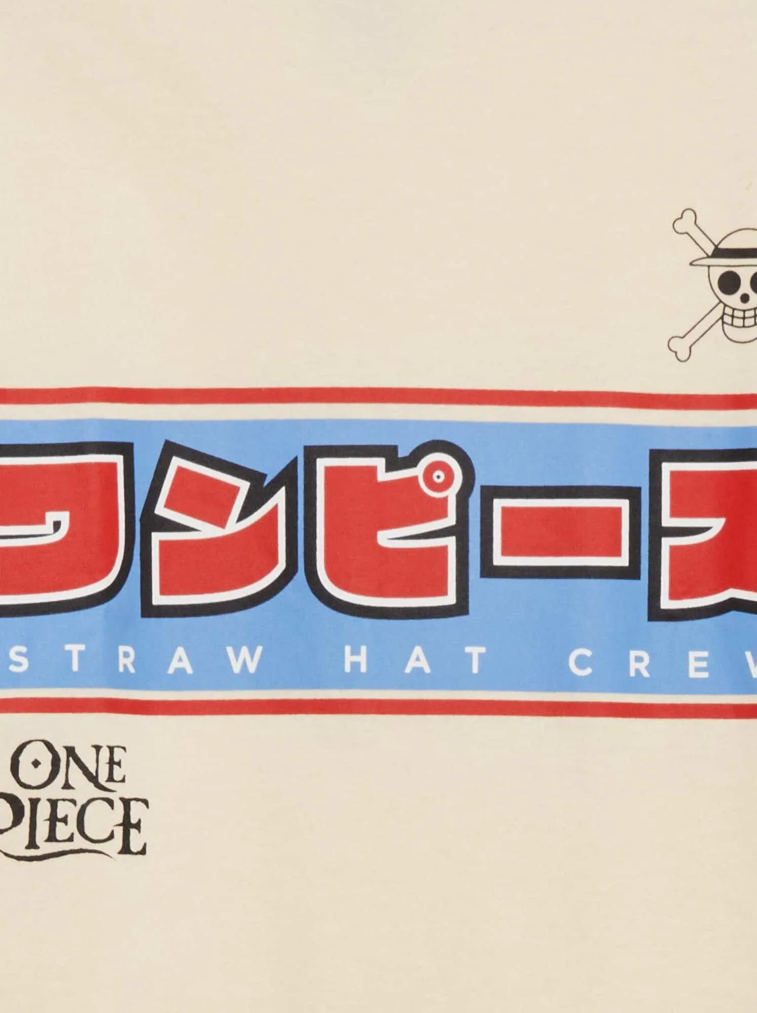T-shirt 'One Piece' - BIANCO