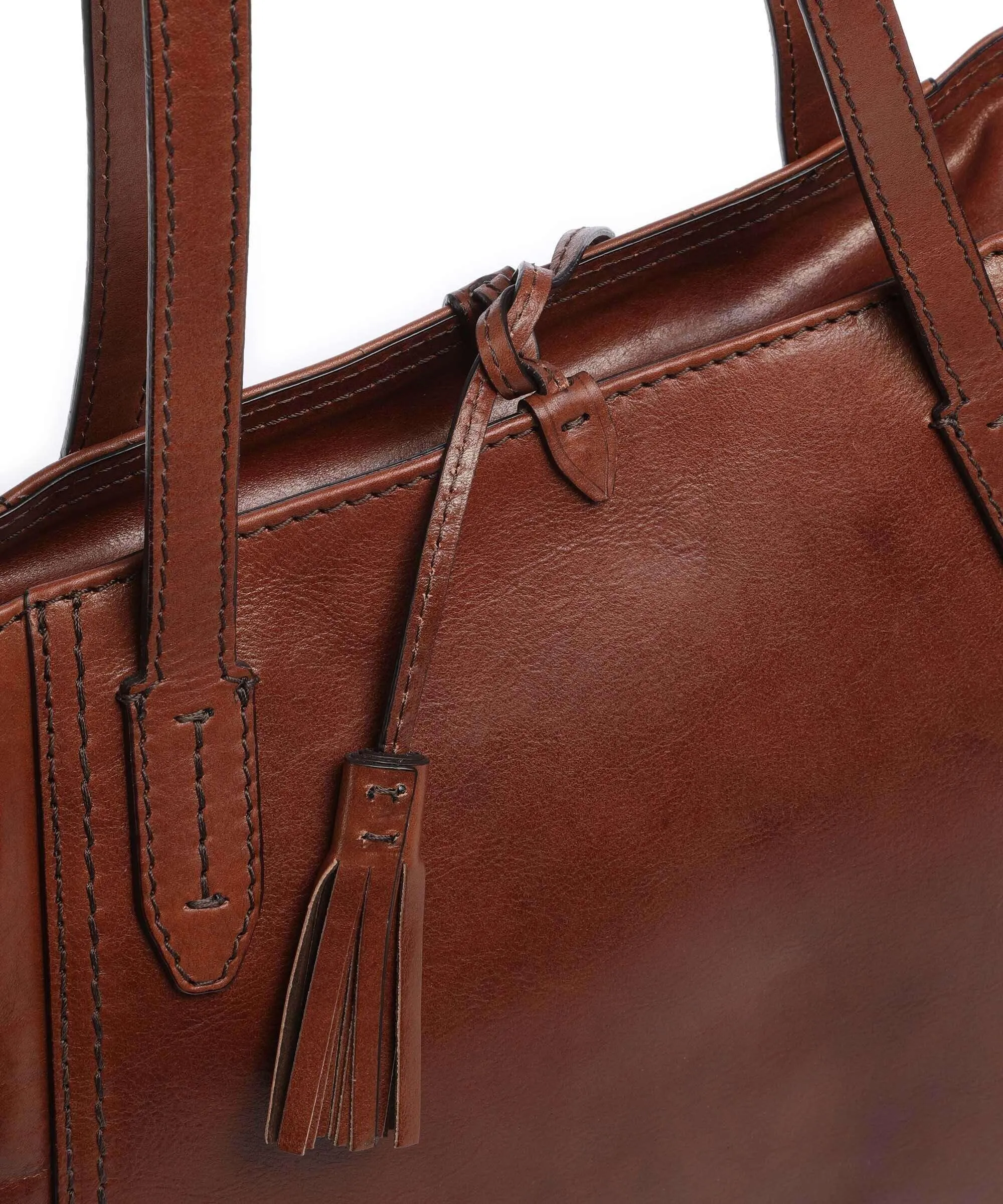 The Bridge Florentin Borsa shopper pelle marrone  