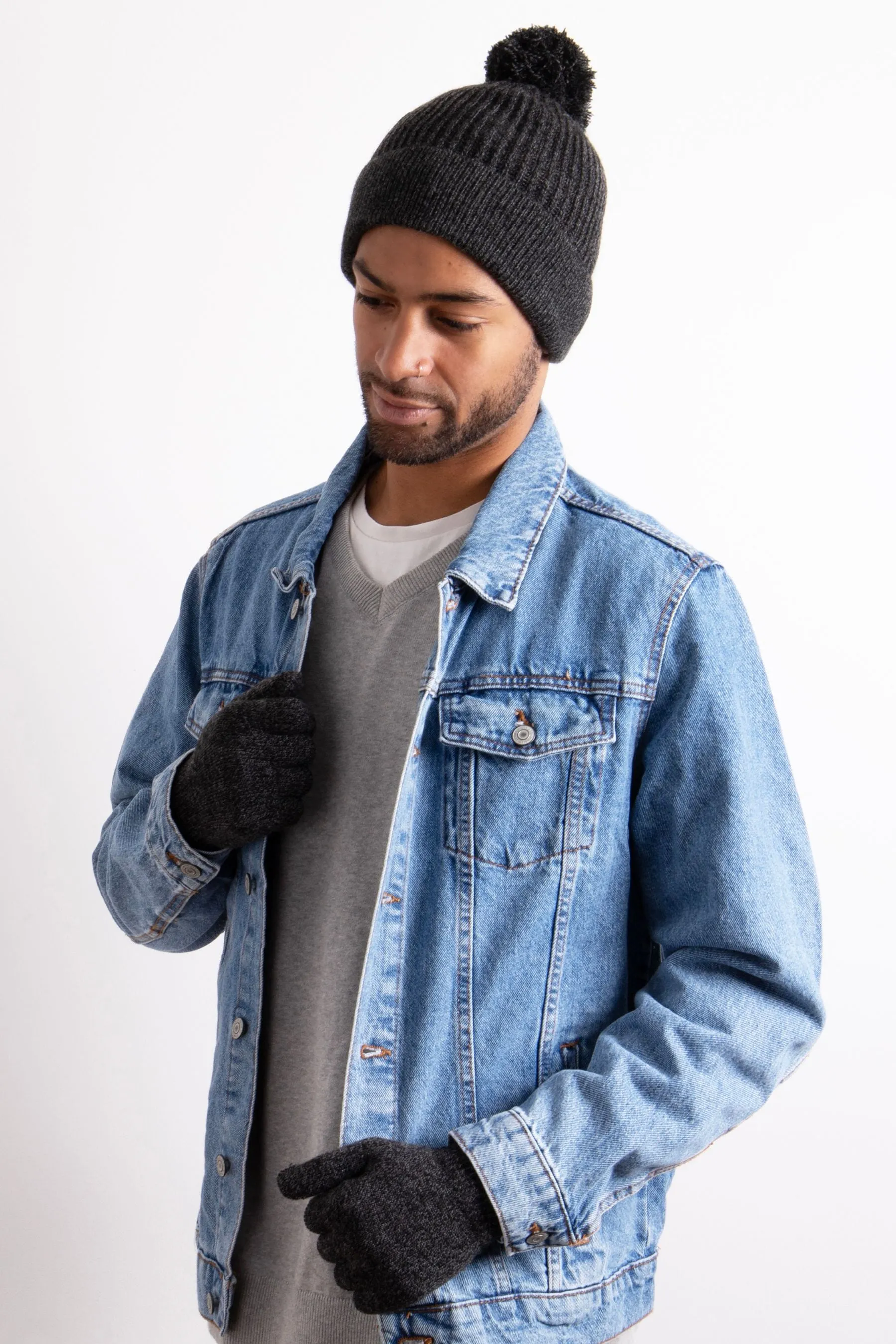 Totes Uomo - Set cappello e guanti