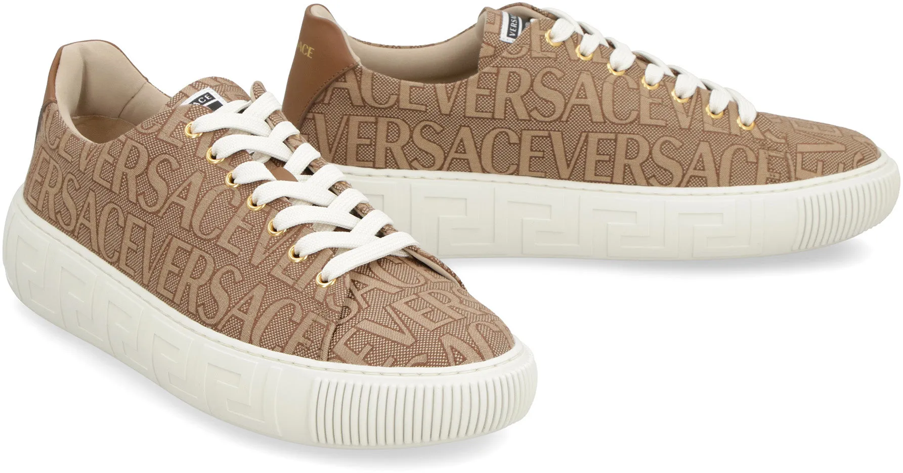 Versace Sneakers low-top in tessuto