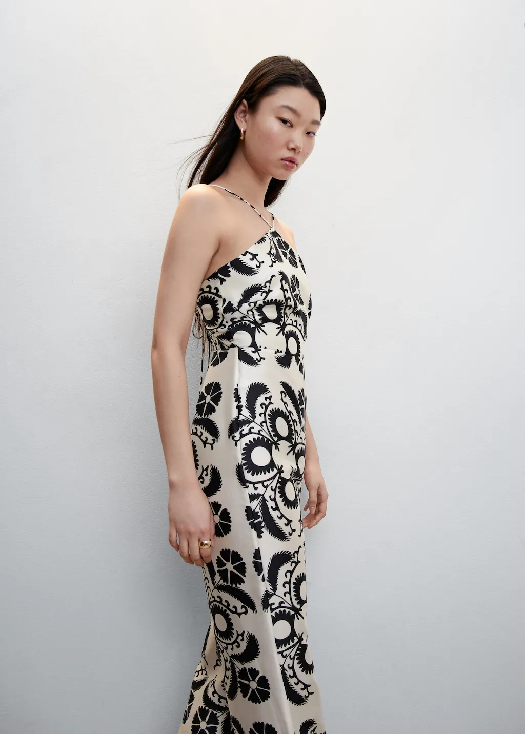 Vestito a tuta halter schiena scoperta