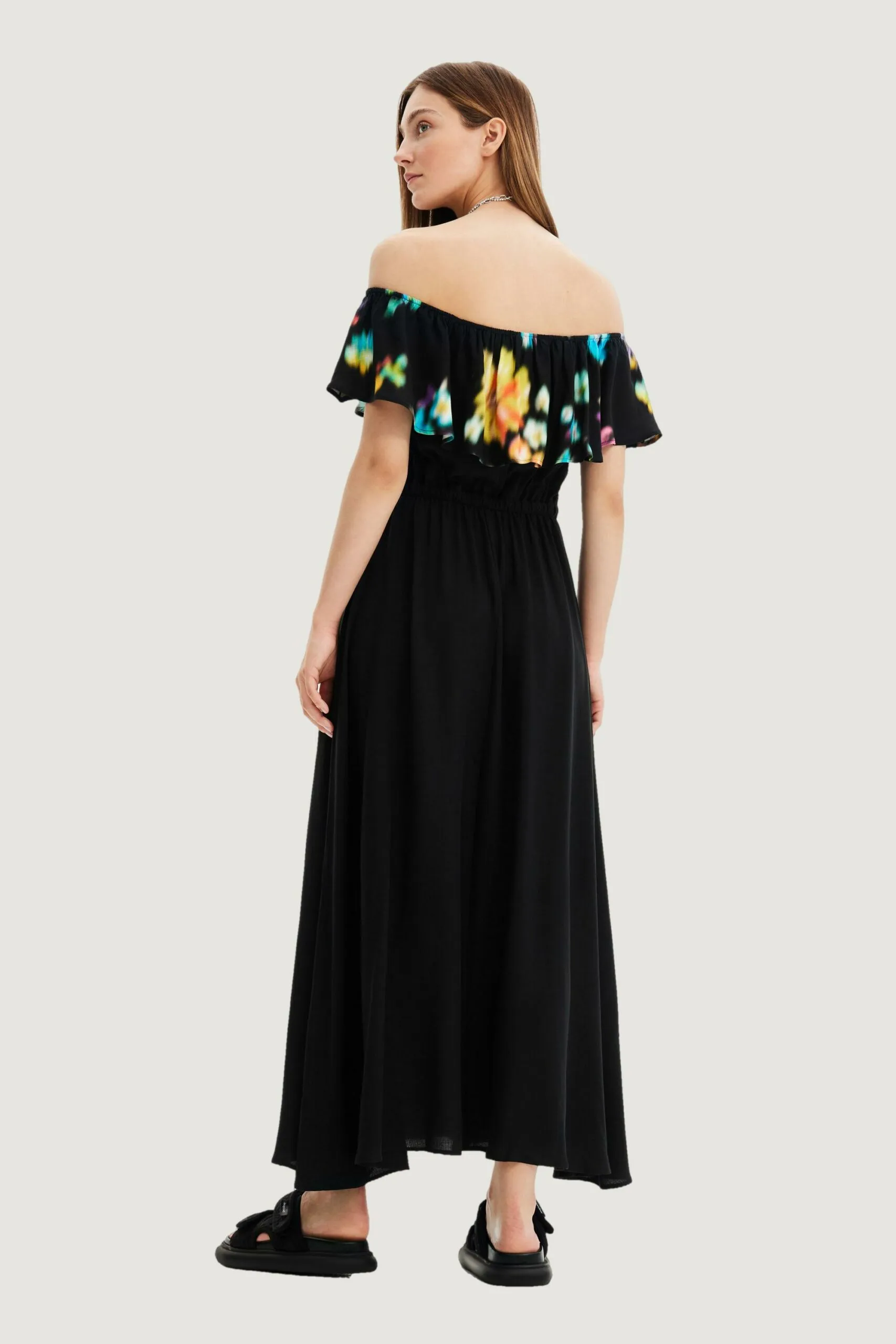 Vestito lungo Desigual vest susan Nero