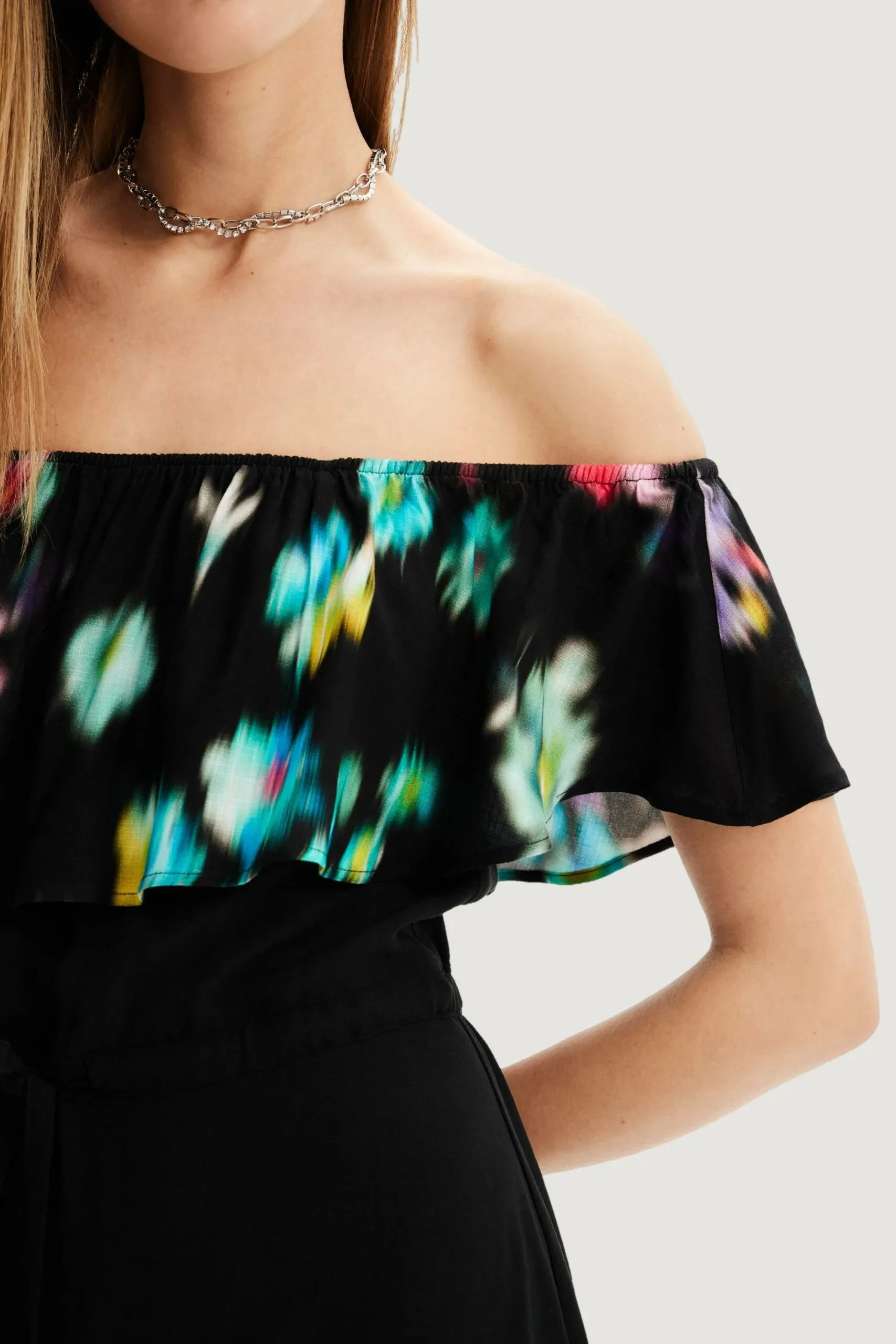 Vestito lungo Desigual vest susan Nero