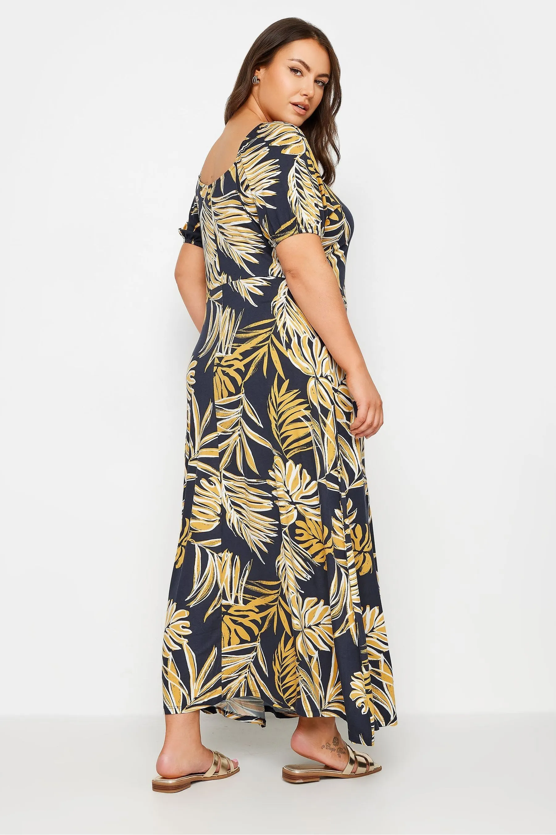 Yours Curve - Abito maxi a balze