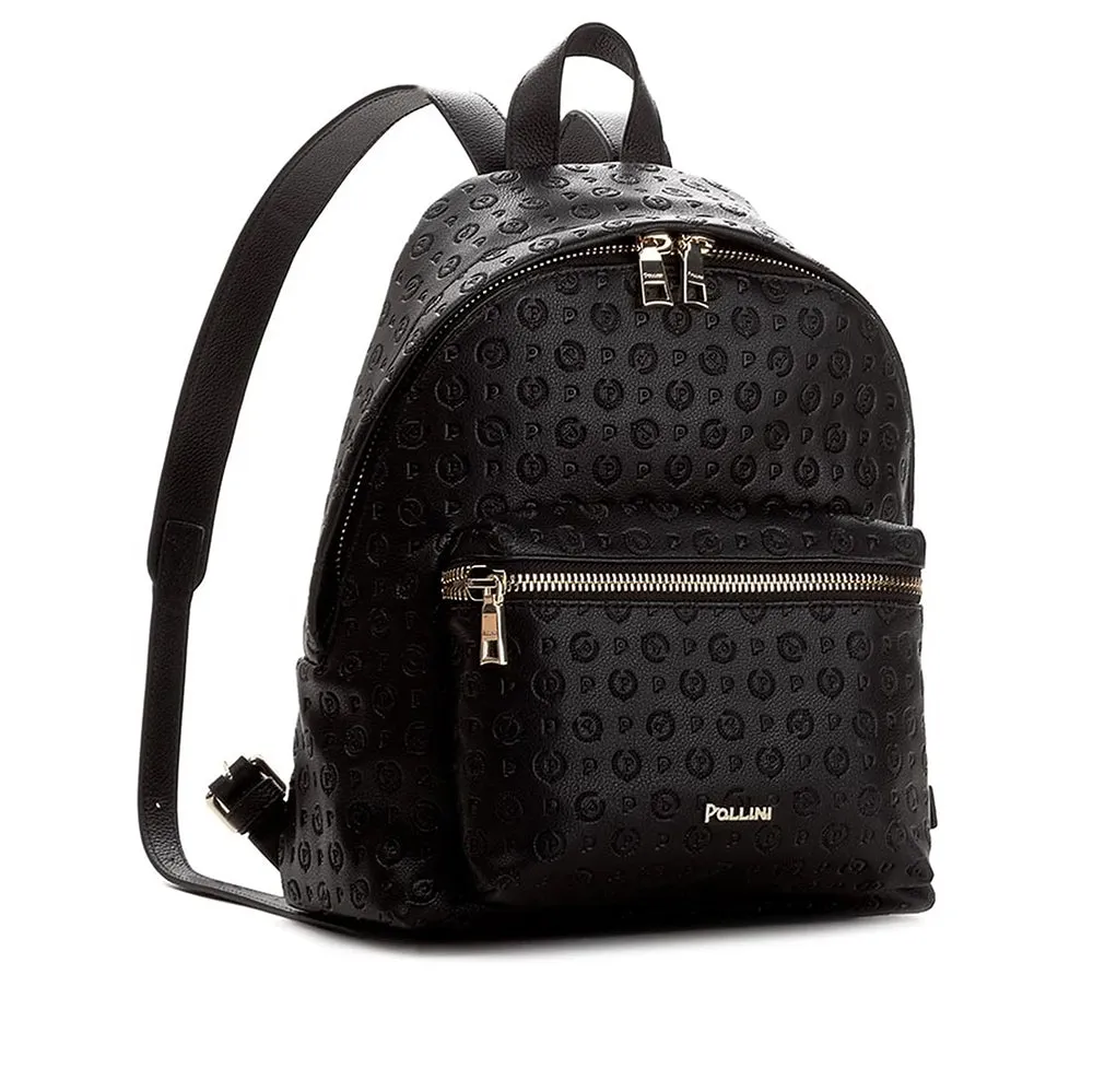 Zaino Donna POLLINI linea Heritage Embossed Nero