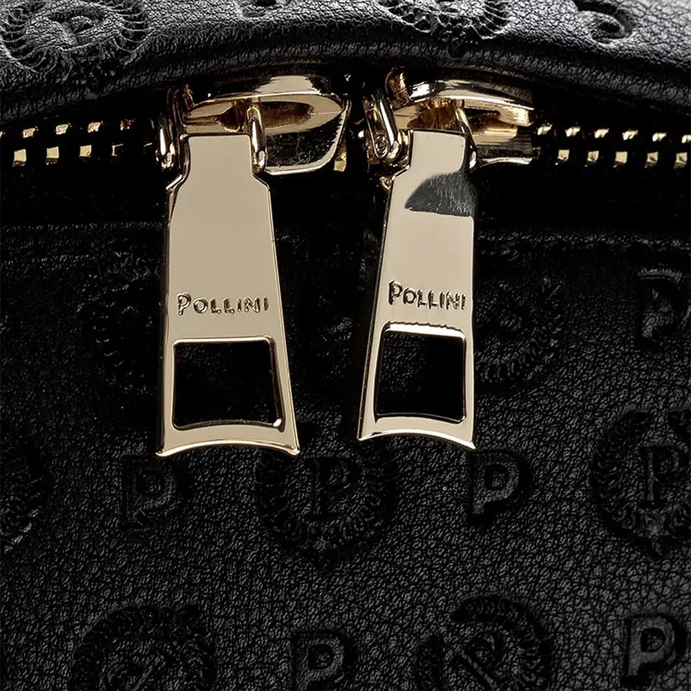Zaino Donna POLLINI linea Heritage Embossed Nero