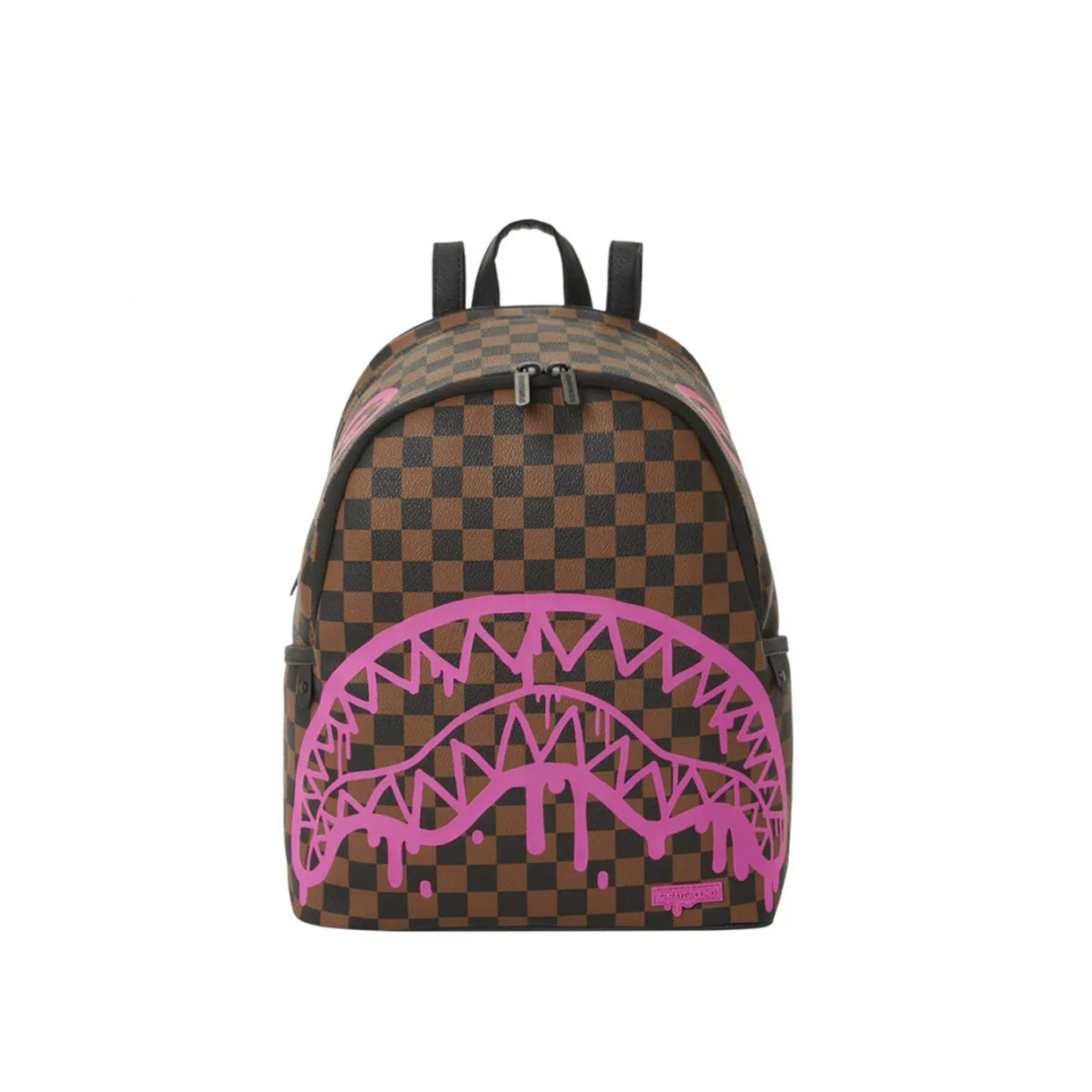 Zaino Sprayground Pink Drip Brown Check Savage Marrone / Rosa