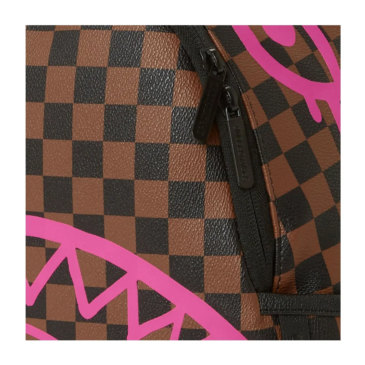 Zaino Sprayground Pink Drip Brown Check Savage Marrone / Rosa